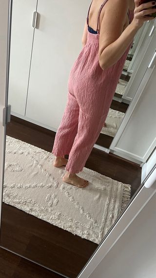 Mono Zara rosa talla S