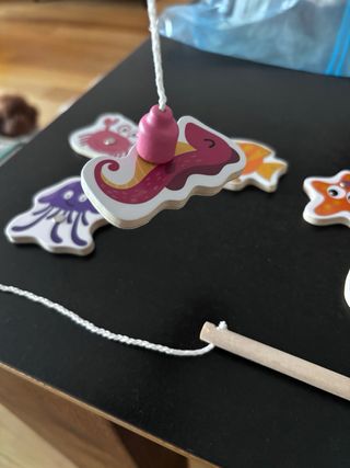 Juego de Pesca Magnética de Madera