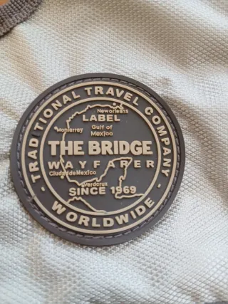 Borsa Tracolla Bridge tela beige 26x28. Nuova