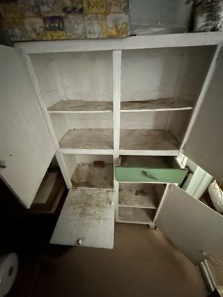 Mueble Cocina Vintage Metal/Madera