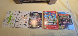 Pack Nintendo Wii con juegos y accesorios!