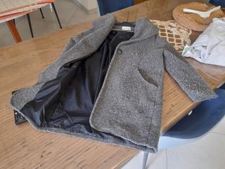 Giacca grigia foderata