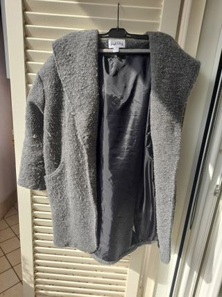 Giacca grigia foderata