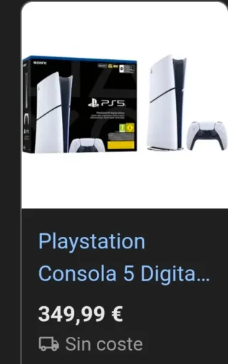 PlayStation 5 Digital Edition Bianca