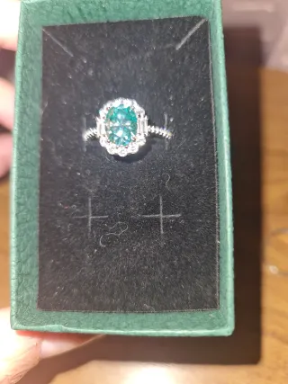 Anillo Turmalina Paraíba Ovalado