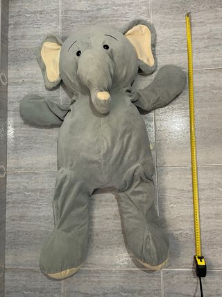 Peluche Elefante Grande Gris