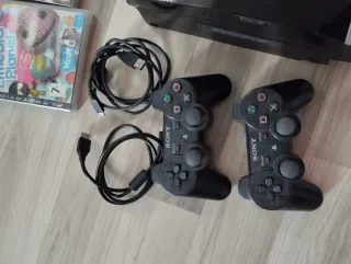 Consola PlayStation 3 Negra + 2 Mandos