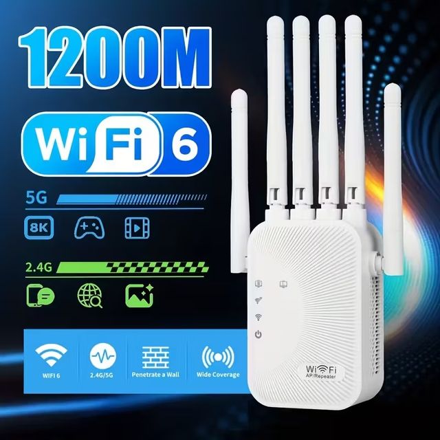 Amplificador Wifi Repetidor Señal Internet 1200mb