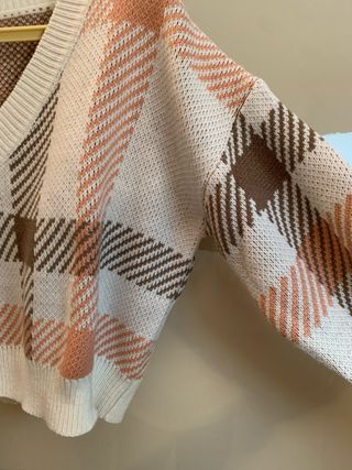 Maglione Shein a quadri taglia unica