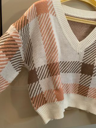 Maglione Shein a quadri taglia unica