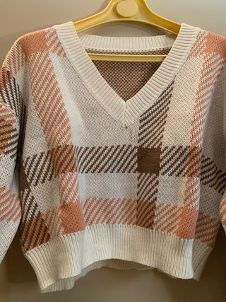 Maglione Shein a quadri taglia unica