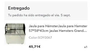 Jaula roedores 2 alturas