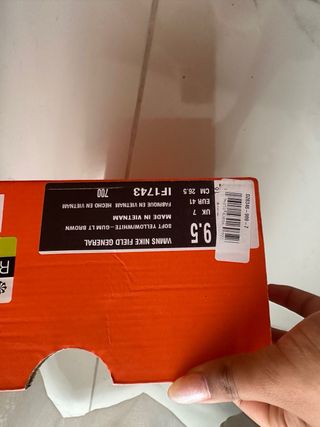 Zapatillas Nike Field General Amarillas