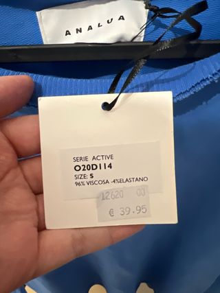 Camiseta azul Analua