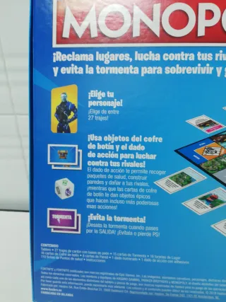 Monopoly Fortnite Edizione Spagnola
