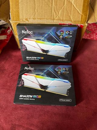 Ram 64GB DDR5 RGB Netac Shadow 4800 (16GB x4) C40