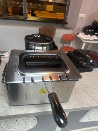 Freidora Eléctrica Acero Inoxidable