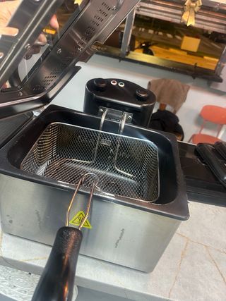 Freidora Eléctrica Acero Inoxidable