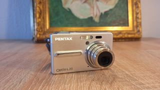 Cámara Digital Pentax Optio L20 7MP Plata