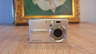 Cámara Digital Pentax Optio L20 7MP Plata