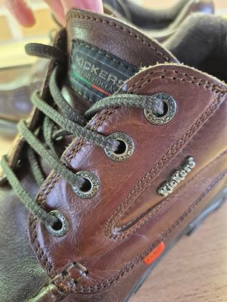 Botas Kickers Piel Marrón Invierno