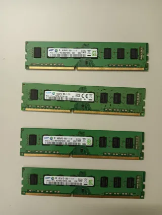 4 Memorias RAM Samsung DDR3 8GB