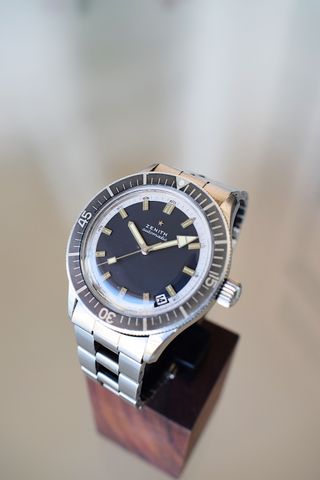 Zenith A3630 Diver Vintage Brazalete Original