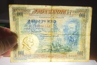 3 Billetes 100 Pesetas Banco de España 1925