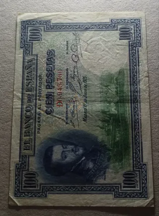 3 Billetes 100 Pesetas Banco de España 1925