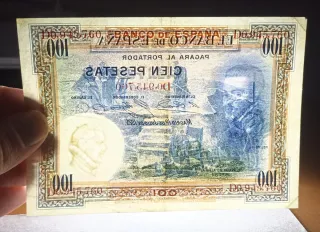 3 Billetes 100 Pesetas Banco de España 1925