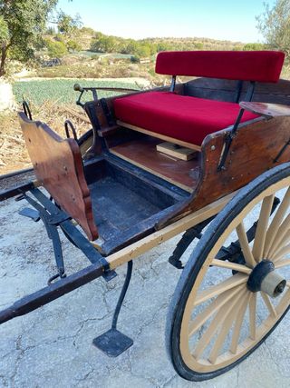 Carro charret clásico madera