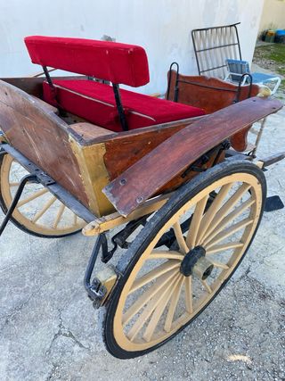 Carro charret clásico madera