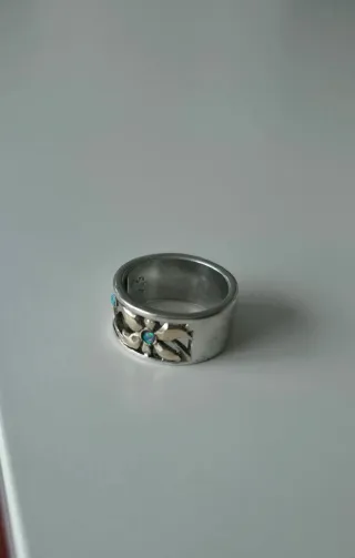 Anillo Tous antiguo Plata 925 bañado en oro