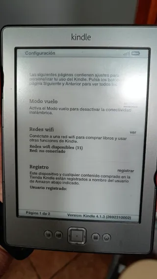 Kindle grigio/argentato