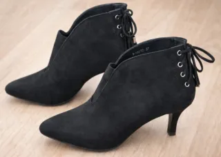 Botines tacón negros talla 37