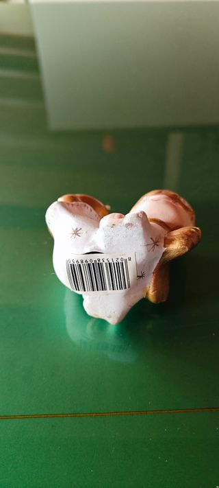 Angioletto porta candela decorazioni natalizie