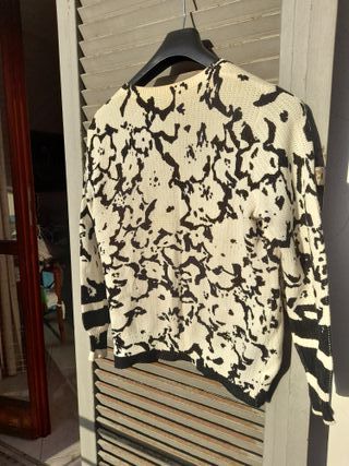 Maglione donna fantasia astratta