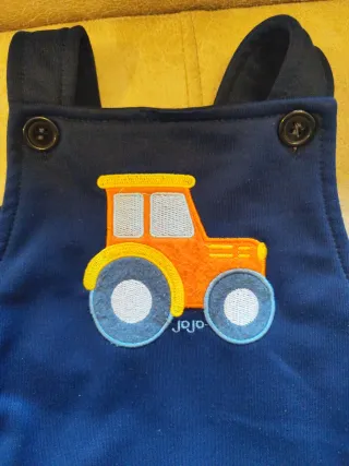 Set Pettorina e Maglietta con Trattori per Bambini