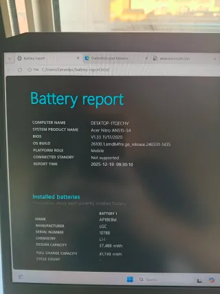 Acer Nitro 5 AN515-54 i5 | GTX 1650 | 16GB | SSD
