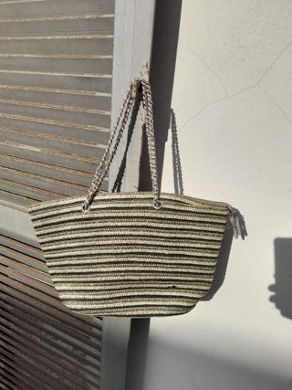 Carpisa borsa grigia in pelle