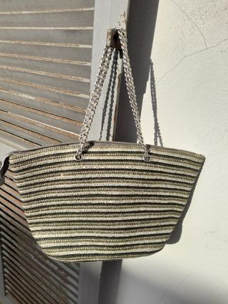 Carpisa borsa grigia in pelle