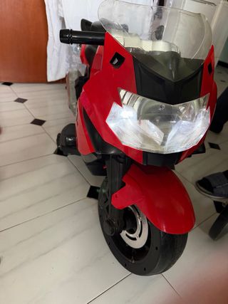 Moto Eléctrica Infantil BMW K1300S Roja