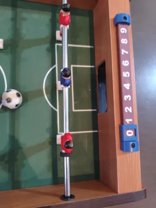 Futbolín de madera de sobremesa