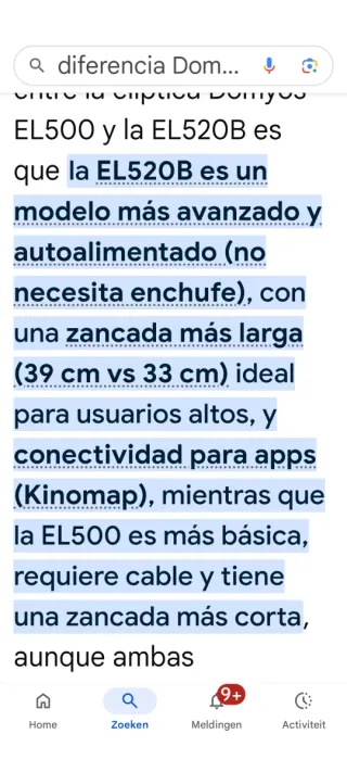 Bicicleta Estática Domyos EB520B