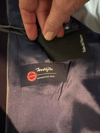 Traje Pedro del Hierro Azul Marino