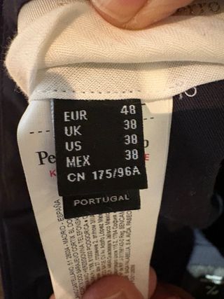 Traje Pedro del Hierro Azul Marino