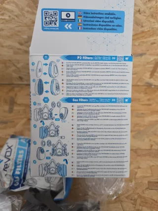 Set Mascarilla Media Cara Vevox A1P2