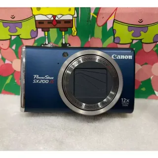 Canon PowerShot SX200 IS Cámara Digital Azul