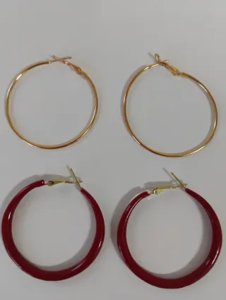 Lote de Pendientes y Pasador