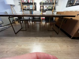 Mesa Comedor Diseño Industrial Madera